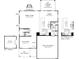 First floor plan showcasing kitchen, Gathering room, and two-car garage at 1020 Country Pasture Cv, Wendell, NC 27591