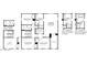 Second floor plan featuring bedrooms, bathrooms, and loft spaces, showcasing the upper level layout at 1036 Country Pasture Cv, Wendell, NC 27591