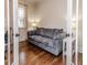 Office space features a cozy sofa and desk setup at 120 Crosby Ln, Sanford, NC 27330