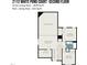 Second floor plan featuring Gathering room and two bedrooms at 2112 White Pond Ct, Apex, NC 27523