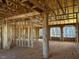Open floor plan, under construction, with large windows at 30 Seahawk Way, Zebulon, NC 27597