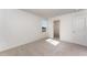 Spacious bedroom with window, wall-to-wall carpet and a large closet at 339 Suhani Ln, Clayton, NC 27520