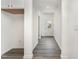 Bright hallway with vinyl plank flooring, leading to the upstairs at 339 Suhani Ln, Clayton, NC 27520