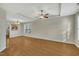 Bright living room with hardwood floors and neutral walls at 3727 Votive Ln, Raleigh, NC 27604