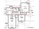 Second-floor floorplan highlighting bedroom layouts, media room, and unfinished storage space at 3912 Cedar Knolls Dr, Youngsville, NC 27596