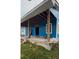 Newly painted blue home with a spacious front porch at 509 Atlantic Ave, Rocky Mount, NC 27801