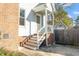 Side entrance with steps leading to the house at 101 Stefi Ct, Garner, NC 27529