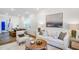 Relaxing living room with neutral color palette and comfortable seating at 1139 Atterlee Ln, Graham, NC 27253