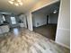Open dining area with view into living room and kitchen at 288 Rosa Cir, Willow Springs, NC 27592