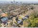 Wide aerial view of neighborhood at 317 Compton Rd, Raleigh, NC 27609
