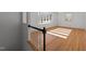 Living room features hardwood floors and staircase at 317 Compton Rd, Raleigh, NC 27609