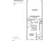 First floor plan of a home by Toll Brothers shows layout with garage and bedroom at 524 Billingshurst Way, Knightdale, NC 27545