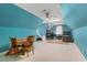Bonus room with table and chairs, plus a desk area at 555 House Rd, Kenly, NC 27542