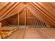 Large unfinished attic space with high ceilings and potential for expansion at 555 House Rd, Kenly, NC 27542