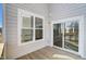 Deck with sliding glass door access from the home at 851 Parc Townes Dr # 10, Wendell, NC 27591