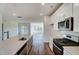 Gourmet kitchen featuring quartz countertops, and stainless steel appliances at 851 Parc Townes Dr # 10, Wendell, NC 27591