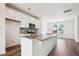 Beautiful kitchen featuring granite countertops, stainless steel appliances, and a large island at 865 Parc Townes Dr # 4, Wendell, NC 27591