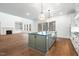 Kitchen features a large island and stainless steel appliances at 126 Sanderway Dr, Chapel Hill, NC 27516