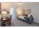 Cozy bedroom with daybed, desk and en suite bath at 1741 Old Fields Blvd, Haw River, NC 27258