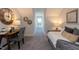 Charming bedroom with a desk and daybed at 1741 Old Fields Blvd, Haw River, NC 27258