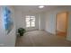 Spacious bedroom with a closet and access to a bathroom at 2530 Friedland Pl # 104, Raleigh, NC 27617
