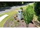Community entrance with a brick mailbox at 313 Umstead St, Sanford, NC 27330