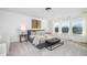 Spacious bedroom with large windows and plush bedding at 35 Mable Court # 3, Lillington, NC 27546
