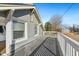 Spacious balcony with white railing and city views at 507 Hawkins Ave, Sanford, NC 27330