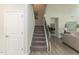 Elegant staircase leading to the upper level of the home at 55 Watermelon Dr, Franklinton, NC 27525