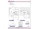Floor plan showcasing layout of the 2,628 square foot home with bedrooms, bathrooms, and garage at 217 Lake Edge Dr, Lillington, NC 27546