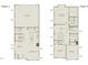 Two-story home floor plan, showing a 2-car garage and open concept living areas at 385 Fosterton Cottage Way, Raleigh, NC 27603