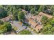 Aerial view of townhouses in wooded community at 6548 English Oaks Dr, Raleigh, NC 27615