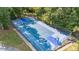 Outdoor community basketball court with nets at 6548 English Oaks Dr, Raleigh, NC 27615