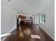 Open kitchen with island and stainless steel appliances at 917 Palm Ct, Mebane, NC 27302