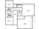Floorplan showcasing the second story, featuring multiple bedrooms, a recreation room, and ample storage space at 1116 Delilia Ln, Wake Forest, NC 27587