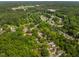 Sprawling residential area surrounded by dense tree cover, providing privacy and a natural landscape at 2612 Ashe St, Durham, NC 27703