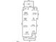 Detailed floor plan with labeled rooms, dimensions, including Primary suite, kitchen, and living areas at 2612 Ashe St, Durham, NC 27703