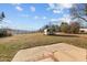 Large backyard with shed and patio at 302 Ellen Dr, Knightdale, NC 27545