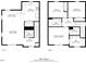 Two-story home floor plan, 1334 sq ft at 3928 Mike Levi Ct, Raleigh, NC 27610