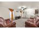 Spacious living room features hard surface flooring, and natural light at 3928 Mike Levi Ct, Raleigh, NC 27610