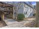 Building exterior showing walkway and landscaping at 5112 Flint Ridge Pl, Raleigh, NC 27609