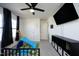 bedroom with a crib, slide, and plenty of storage at 601 Joe Gibson Dr, Gibsonville, NC 27249