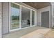 Sliding glass doors to backyard patio at 712 Jamescroft Way # 26, Rolesville, NC 27571
