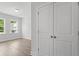 Spacious bedroom closet with double doors at 712 Jamescroft Way # 26, Rolesville, NC 27571