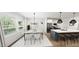 Bright kitchen and dining area with a modern island and stainless steel appliances at 942 Allen Park Dr, Knightdale, NC 27604