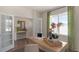 Spacious home office with French doors and natural light at 110 Ethel Ln, Angier, NC 27501
