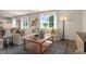 Open living room offers ample space and natural light at 110 Ethel Ln, Angier, NC 27501