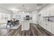 Modern kitchen with white cabinets and island at 130 Buffaloe Grove Ln Ln, Garner, NC 27529