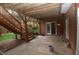 Brick patio with wooden stairs and access to backyard at 2004 Clyde Bank Ct, Cary, NC 27511