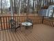 Relaxing deck with seating area, perfect for outdoor enjoyment at 316 Trappers Run Dr, Cary, NC 27513